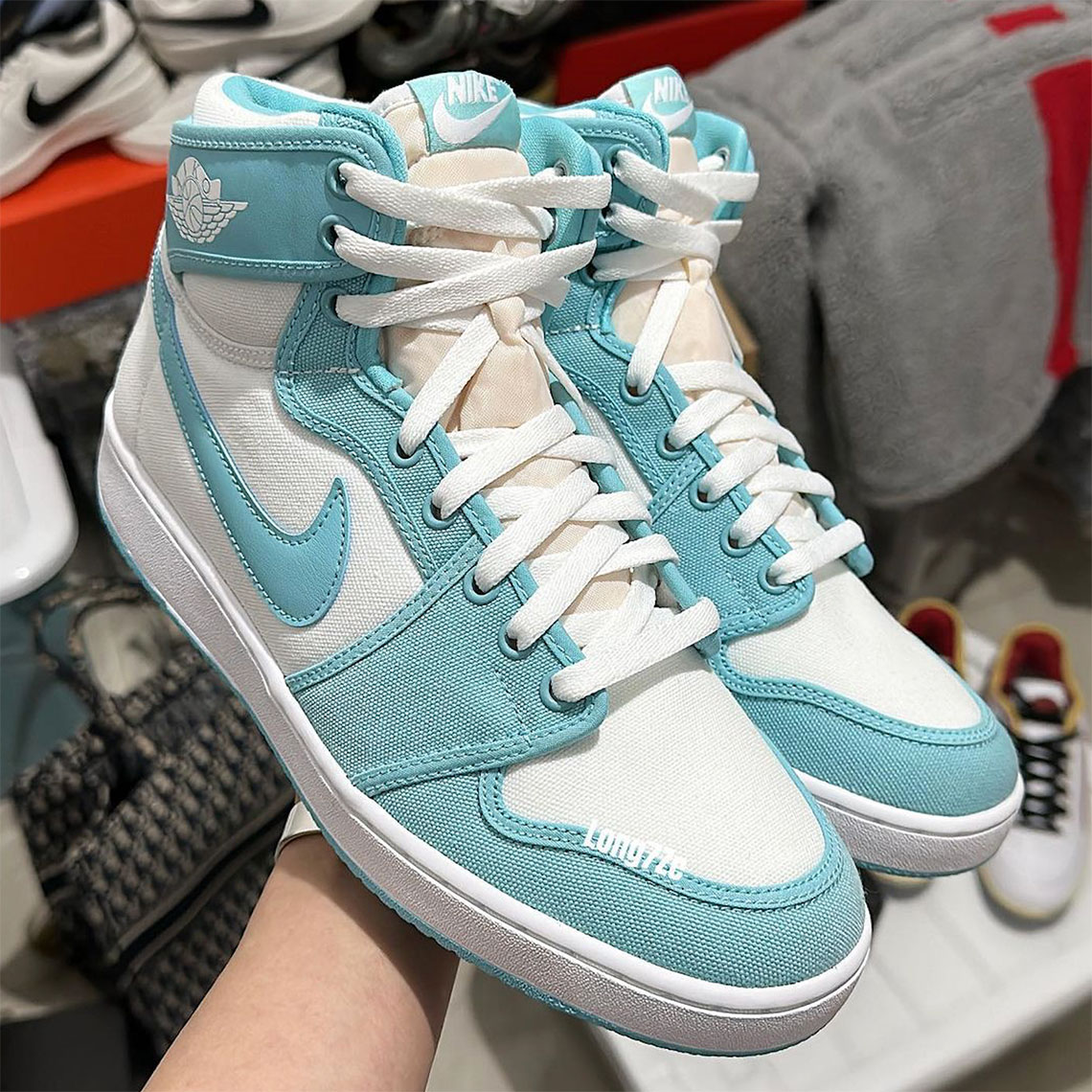 Trong phiên bản Air Jordan 1 sắp ra mắt này, màu xanh lam nhạt sẽ được sử dụng - 2