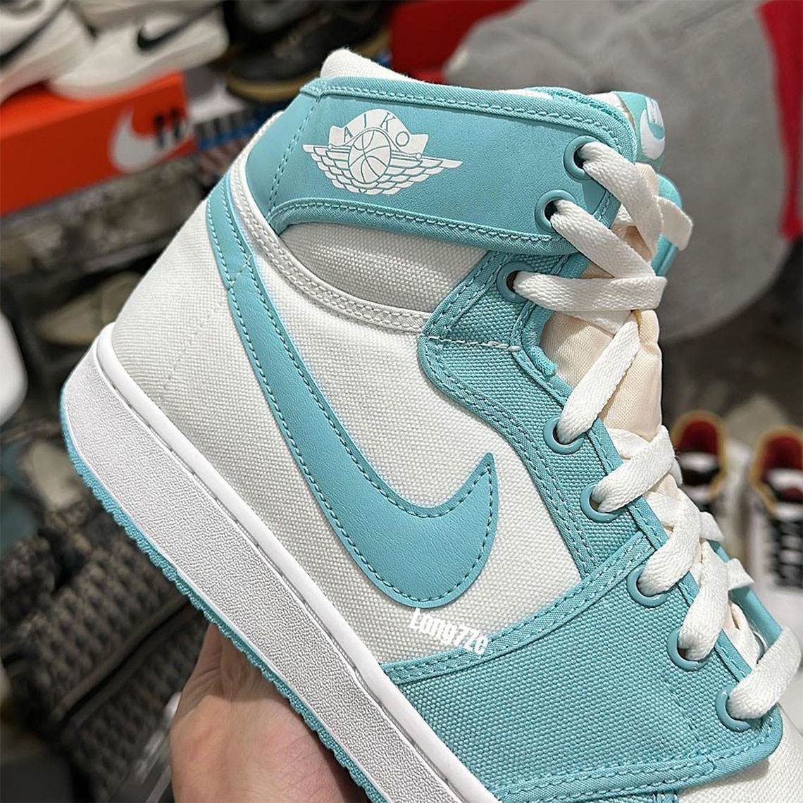 Trong phiên bản Air Jordan 1 sắp ra mắt này, màu xanh lam nhạt sẽ được sử dụng - 4