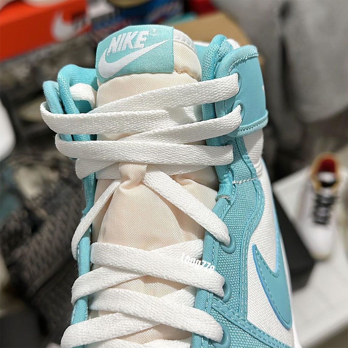 Trong phiên bản Air Jordan 1 sắp ra mắt này, màu xanh lam nhạt sẽ được sử dụng - 7