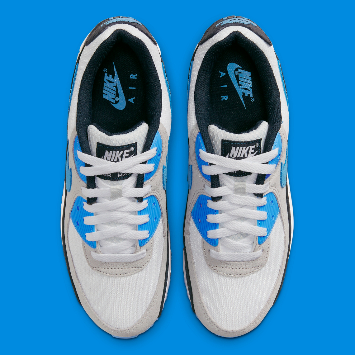 University Blue và Dark Obsidian kết hợp với nhau trên Nike Air Max 90 này - 4