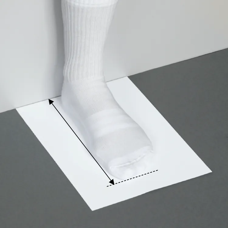 Hình ảnh cách đo size giày cho chân